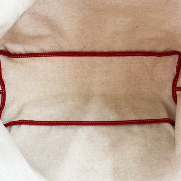 RARE Authentic Goyard Goyardine Saint Louis PM Red Shoulder Tote Bag & Pouch - Picture 12 of 16